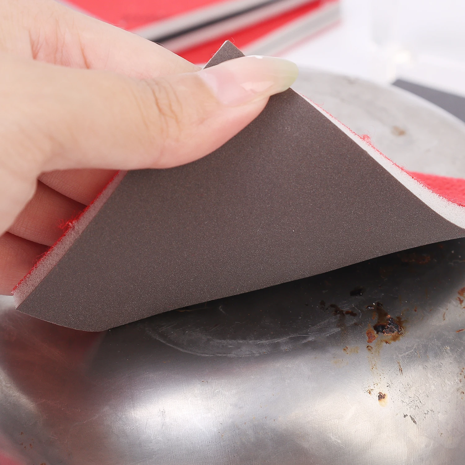 4 Pcs Sanding Sponges, 60/100/180/220 Sandpaper For Wood Sandpaper For Walls Sanding Blocks For Wood Walls And Metal