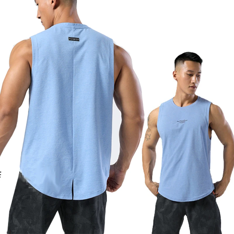 RunningVestSummerBasketballVestsMenFitnessLooseQuickdrying