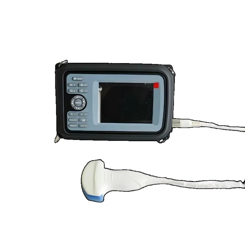 5인치 LCD 화면을 갖춘 휴대용 수의학 초음파 진단기(소 및 가축 진단용)