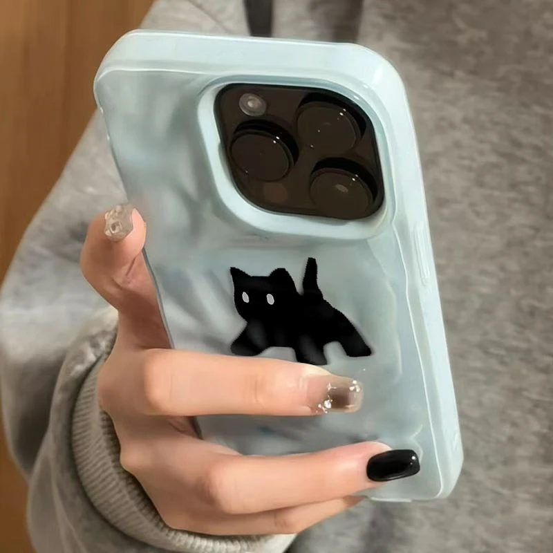 Phone case showing button cutouts