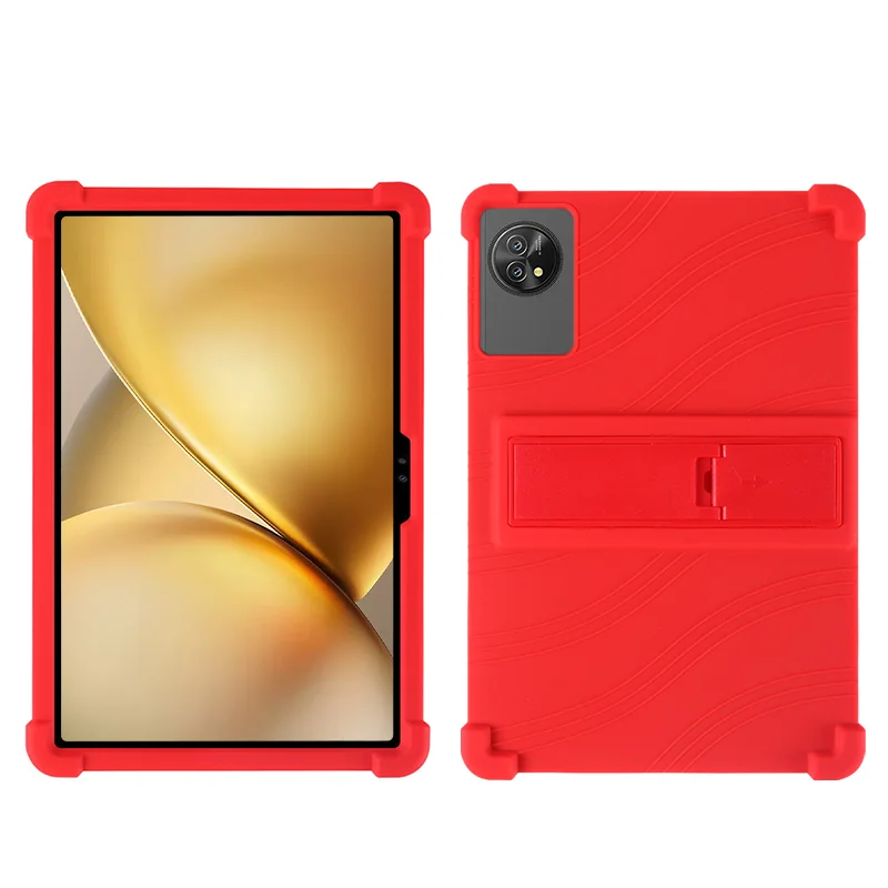 Kids-Friendly Soft Silicone Protective Tablet Case with Adjustable Stand