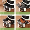 Air Fryer Visible Home New Multifunctional Oven Large Capacity Electric 110/220V English Screen Food Processor Kitchen Appliance 5