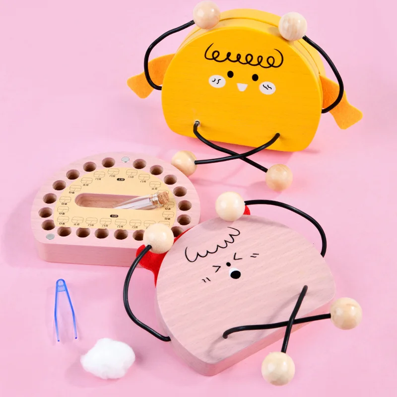 

Wooden baby tooth box storage box baby teeth storage box storage boy girl baby souvenir baby teeth storage umbilical lanugo