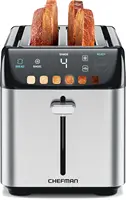 4 Slice Digital Toaster, 6 Shade Settings, Stainless Steel Toaster 4 Slice with Extra-Wide Slots, Thick Bread Toaster 1