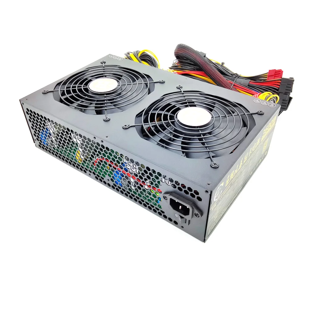 3600W Power Supply Module Fit Mining ATX PSU PC 12 Graphic Video Card 180V-240V