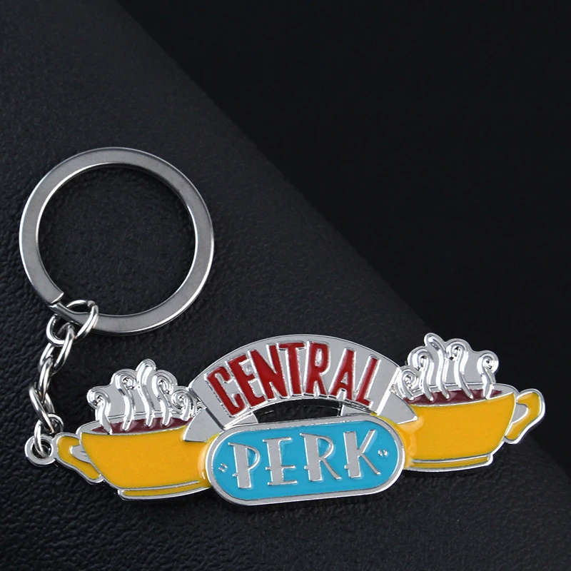 Friends Tv Show Portachiavi Central Perk Coffee Time Photo Frame Ciondolo Portachiavi Per Best Friend Car Portachiavi Llavero Jewelry Gift
