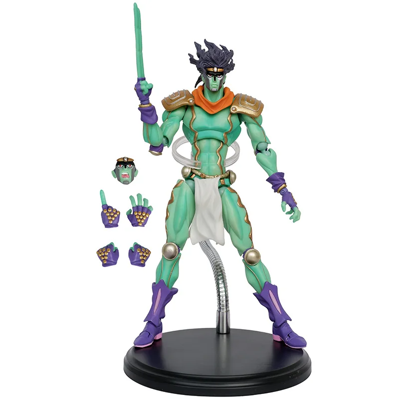 

25CM JoJo's Bizarre Adventure Star Platinum character model Figures Action Figure Collection PVC Model Doll Gift Toys