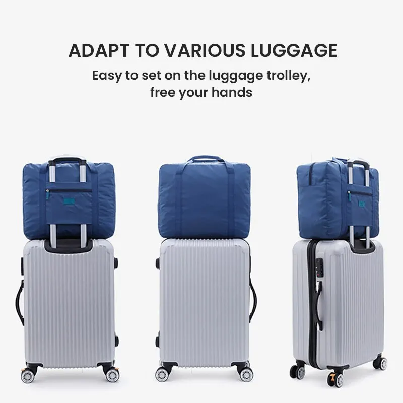 รูปสินค้า กระเป๋าเดินทางพับได้ น้ำหนักเบา สำหรับเดินทางแบบ Weekender