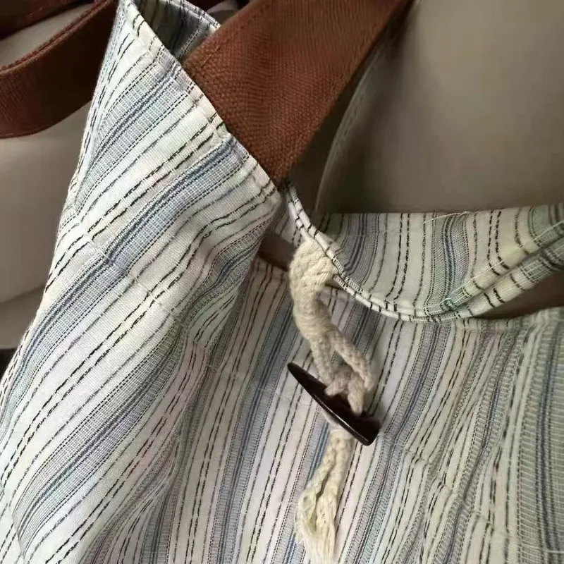 3-in-1 Large Capacity Canvas Tote Bag - 2024 New Summer Commuting Shoulder Bag for Women, Foldable Underarm Carryall with Zipper