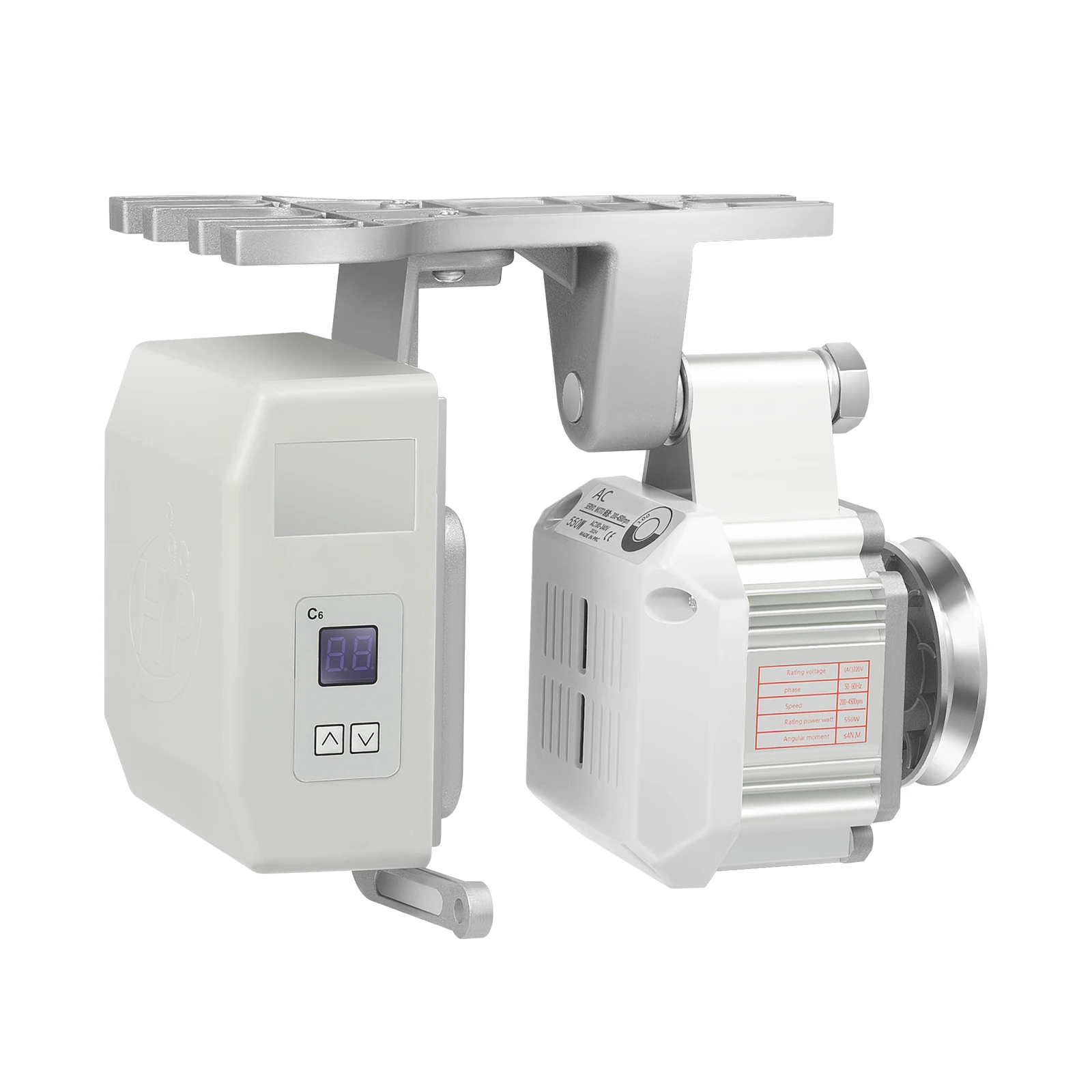 4500 U/min Nähmaschinenmotor 550W Einstellbare Geschwindigkeit Industrieller Nähmaschinenmotor Langlebig für Heim-Schneiderei Professionelles Nähen – Detail 8