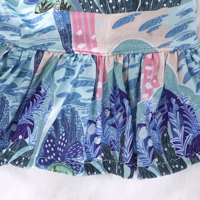 Sexy Bikini Dog Swimsuit Summer Pet Clothes for Small Dogs Sling Underwear Kilt Set Beach Skirts Female Dog Clothing