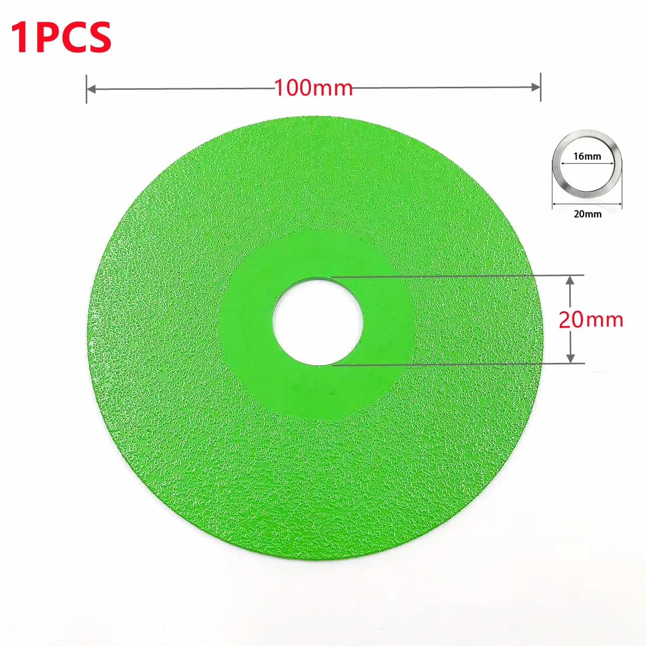 Enhanced Glass Cutting Disc 125mm Blade for Jade, Crystal, and Wine Bottle Chamfering