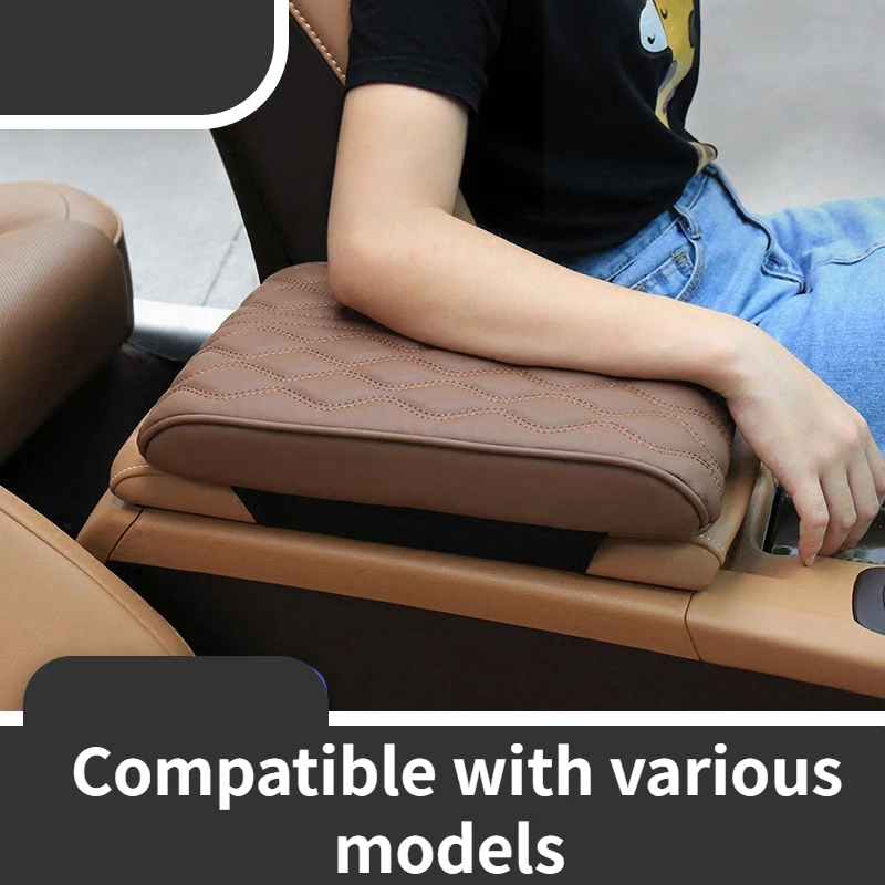 New GM Armrest Box Cushion Memory Cotton Heightening Leather Car