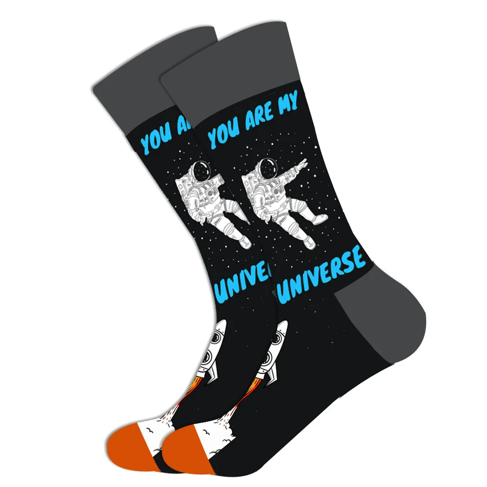 Streetwear Oversized Cartoon & Fruit Design Cotton Socks