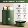 Fjbottle Food Thermos Vacuum Lunch Box 316 Stainless Steel  Lunch Container 750ML Free Spoon 2