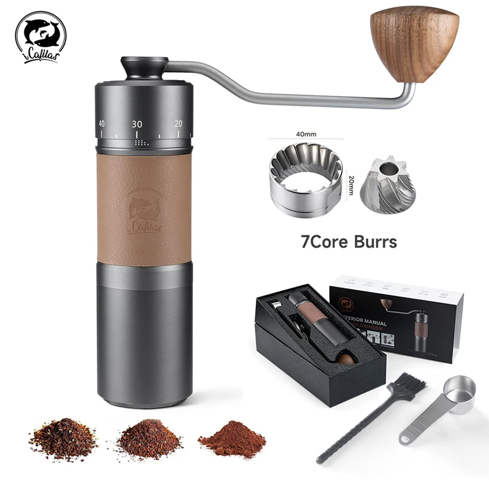 iCafilas All-In-One Grinding & Brewing Portable Electric Coffee Grinder  Profession Multifunctional Beans Grinder Coffee Maker