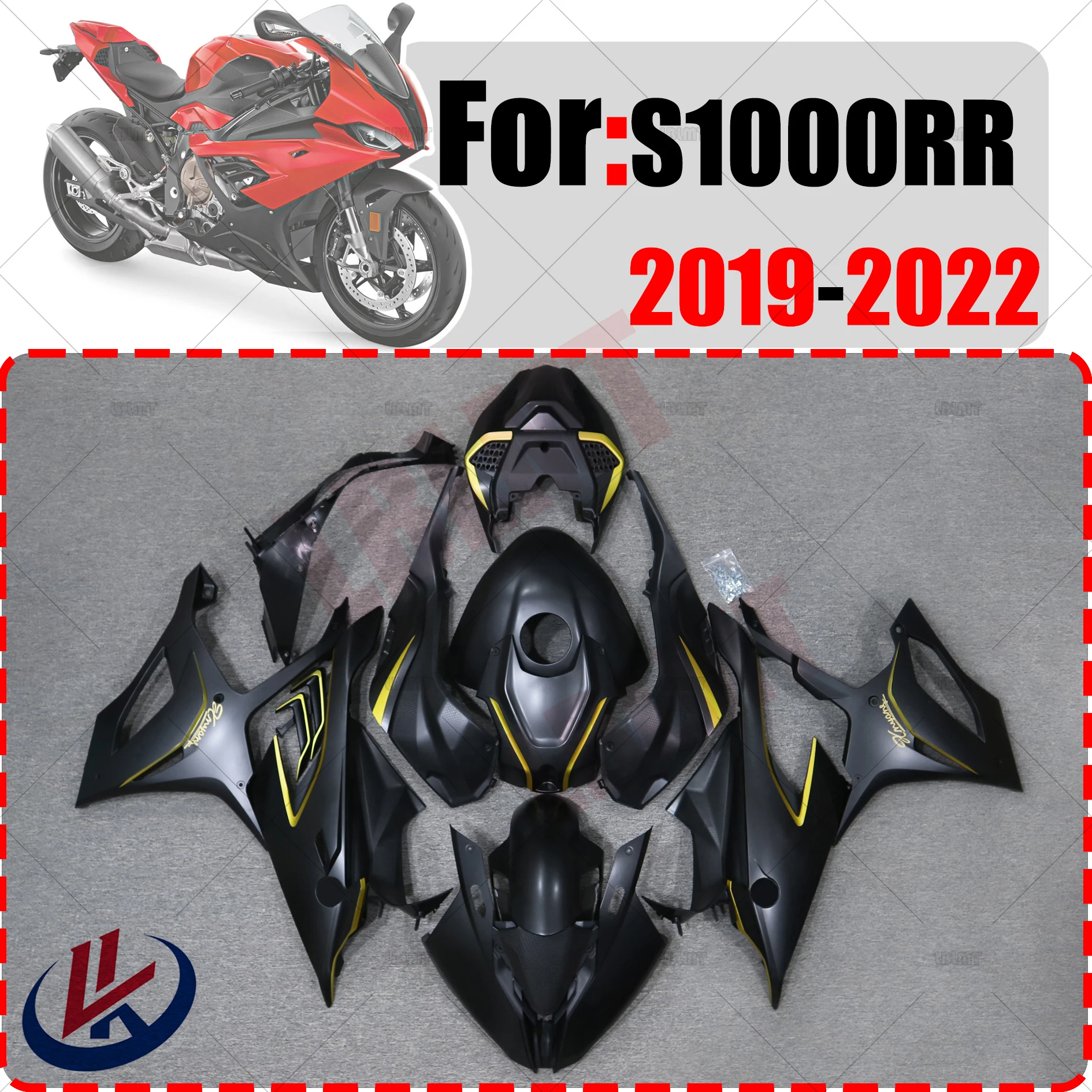 

For BMW S1000RR S1000 RR 2019 2020 2021 2022 Motorcycle Full Body Fit Fairing For BMW S1000RR ABS injection molding Full Fairing