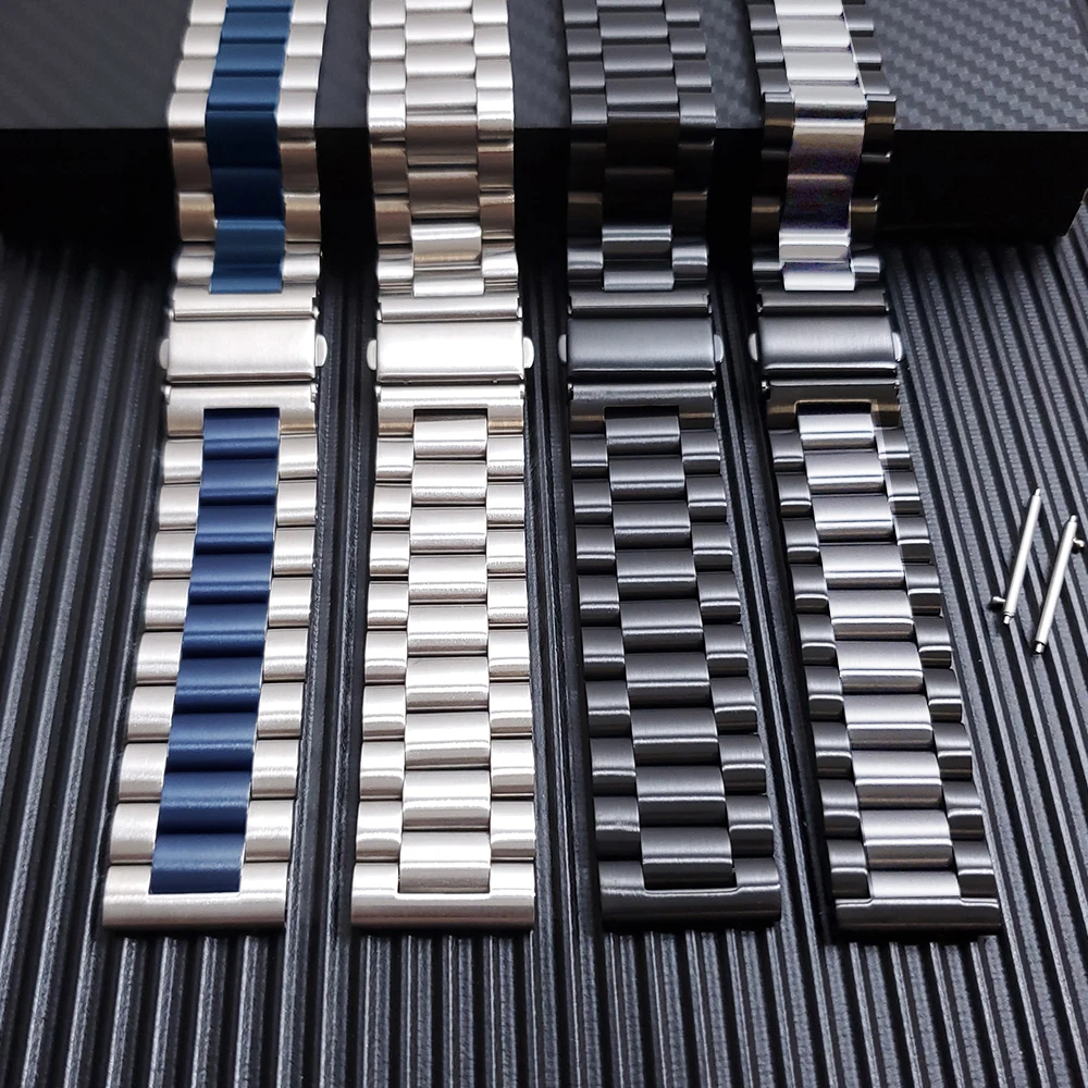 20mm 22mm Wrist Metal Band for Garmin Forerunner 265 Watch