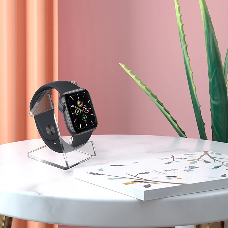 Porta Orologi In Acrilico Nero - Espositore Per Orologi Da Polso E Braccialetti