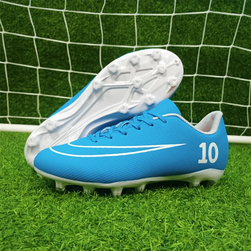 

Hot Sale Cheap Sneakers Futsal for Men Women Long Spikes Soccer Cleats Teenagers Lightweight Football Training Shoes Big Size 46