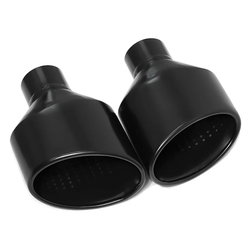 Embouts D'Échappement En Acier Inoxydable Pour Audi A1/A3/A4/A6/Q3/Q5/Q7 - Lot De 2, Couleur Argent