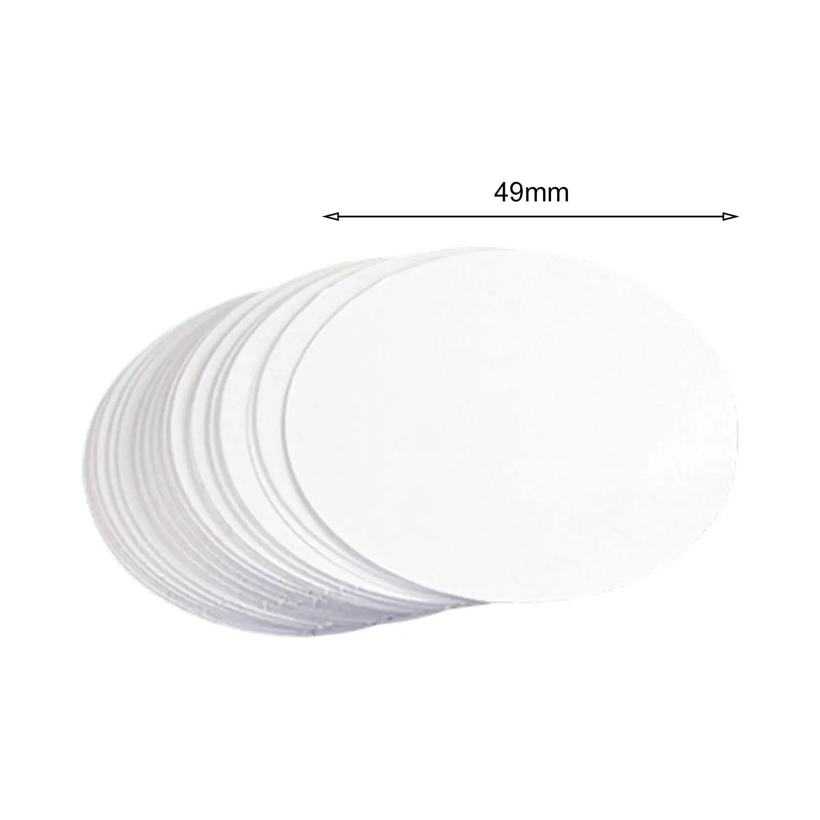 Button Badge Blank Paper Craft Making Replacement Fittings 100 Pieces