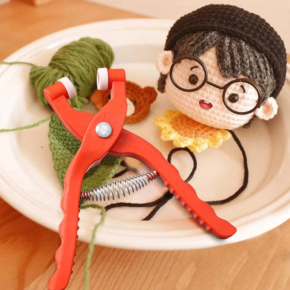 Safety Eye Installation Tool For Doll Making - Pliers For Attaching 5-30mm Eyes On Amigurumi & Stuffed Animals (Blue) - View #8