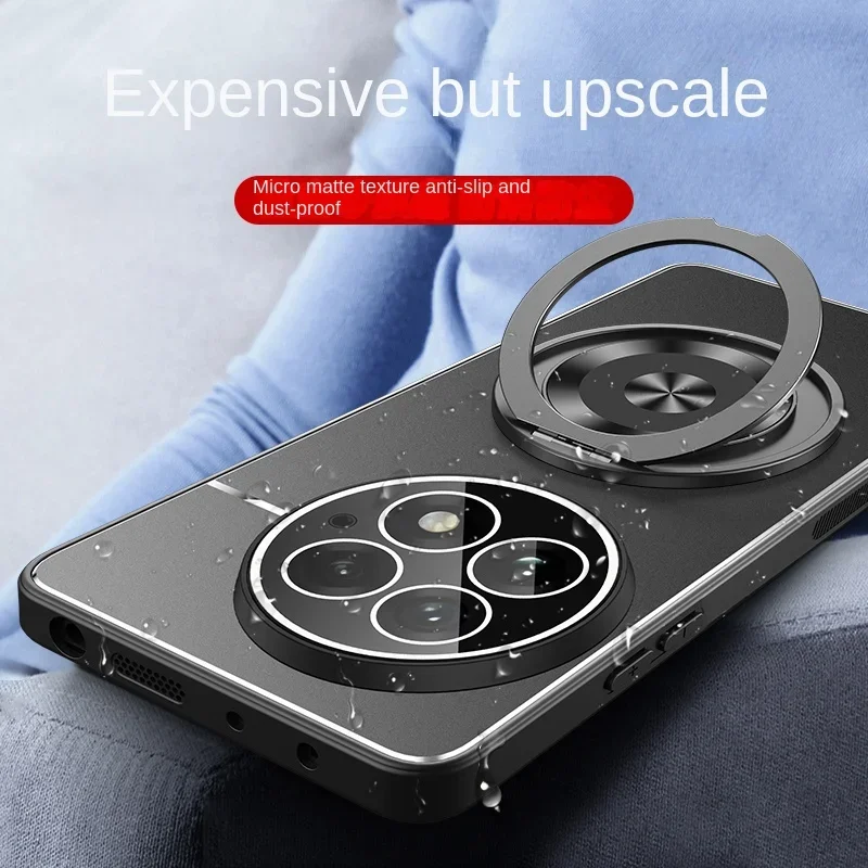 Shockproof Metal Lens Protector Case with Magnetic Ring Holder