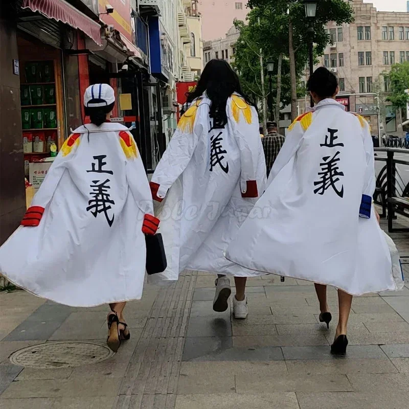 1Pc Anime Cosplay Sakazuki / Kuzan / Borsalino Mantello Per Uomo Festa Di Halloween