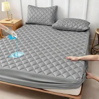1pc Soft And Comfortable 100% Waterproof Mattress Protector, All-Season Cooling Breathable Noiseless Mattress Pad Cover, Thicken 4