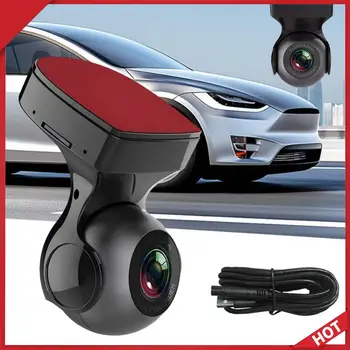 Telecamera per Auto DVR 1080P HD con WiFi Integrato, Registratore Video di Guida con Visione Notturna per Veicoli