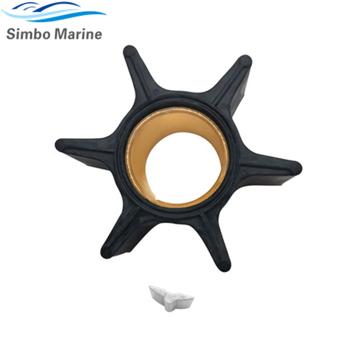 

F694065 Water Pump Impeller With Key For Force 85 90 120 125 150 HP Outboard 803631T 89984T3 Sierra 18-3017