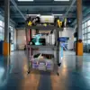 Power Tool Organizer Cart Rolling Tool Cart Shelf for Office Garage Workshop 4
