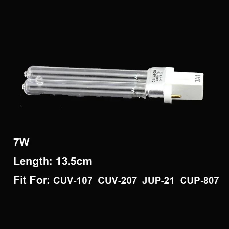 3W/5W/7W/9W/10W/13W Filter Accessories Spare Parts UV Germicidal Lamp Bulb 5