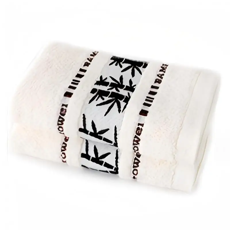 Serviette en coton jacquard 6