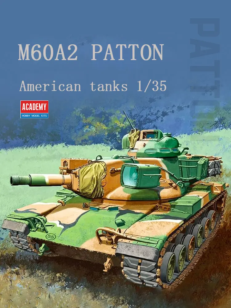 

Academy Assembly Model Kit 13296 US M60A2 Patton Tank 1/35