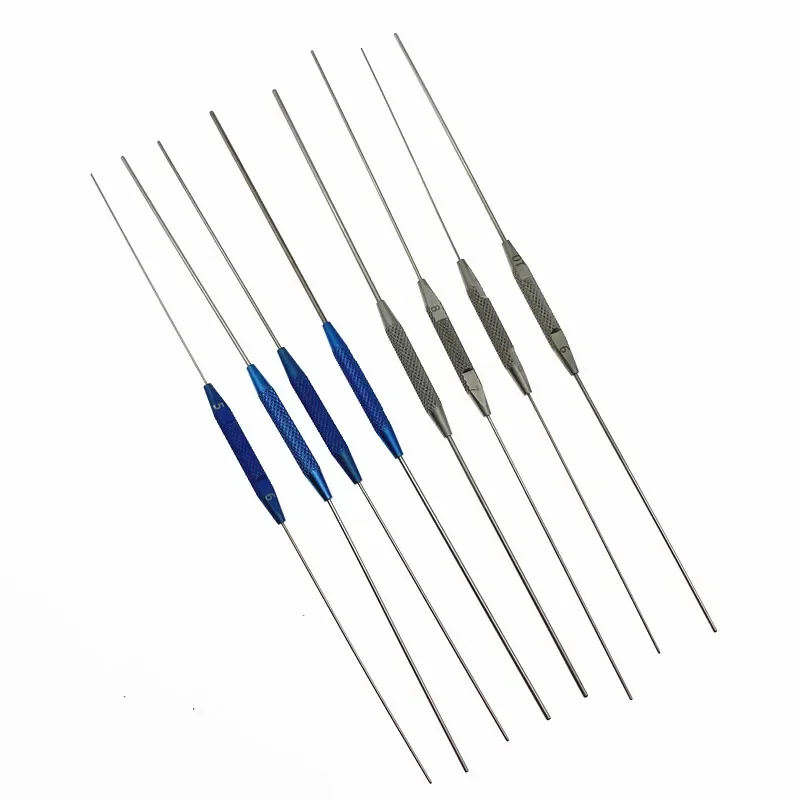 Double ended lacrimal passage probe plugging tool 4pc/set for Veterinary Ophthalmic Instruments