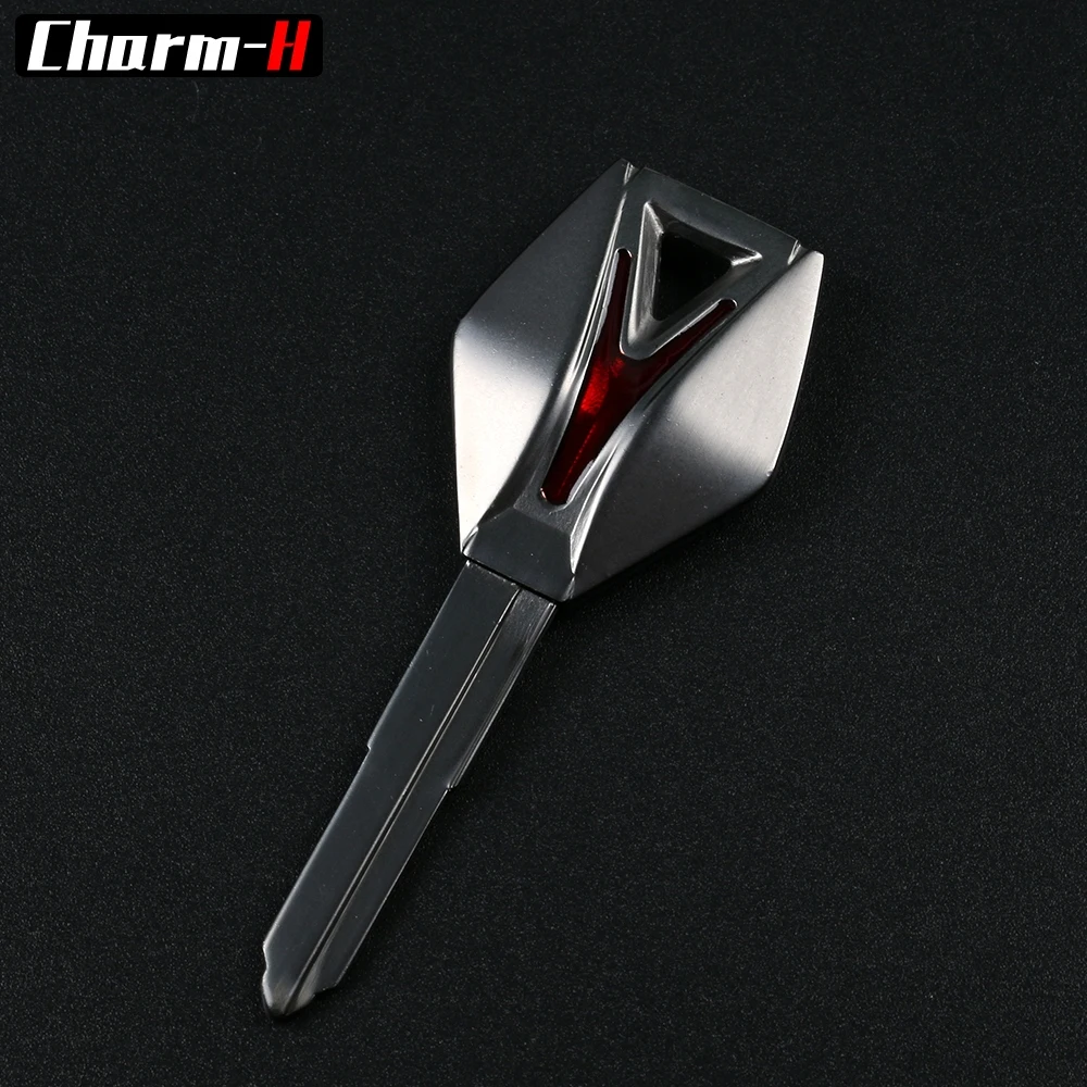 Right Slot-1 Piece Alloy Key Blank for YAMAHA XJ6 FZ6 FZ1 FZ8 R1R6 MT-07 MT-09 Motorcycle Key Embryo Blanks (all-in-one-shaped)
