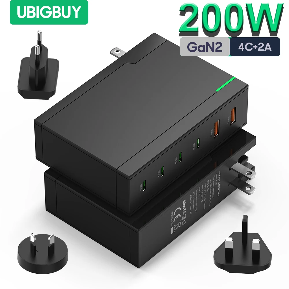 Ubigbuy Charger 200W USB C