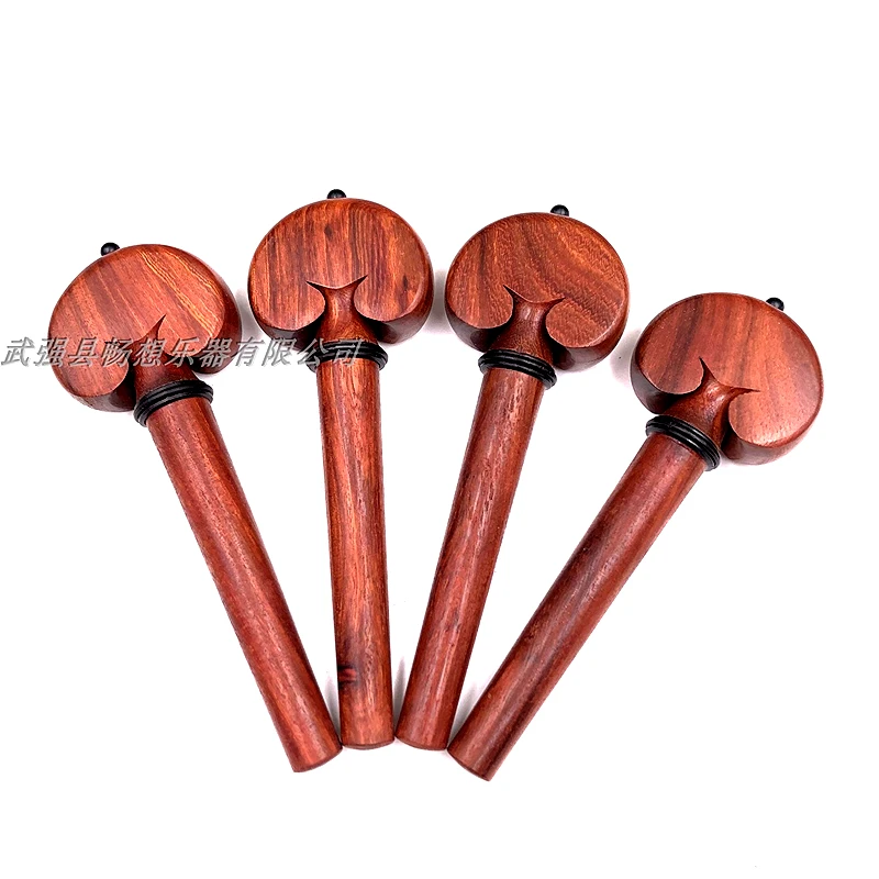 1 set Hand-made 4/4 Cello Accessories parts fittings,rosewood tailpiece&Fine tuners&tuning pegs