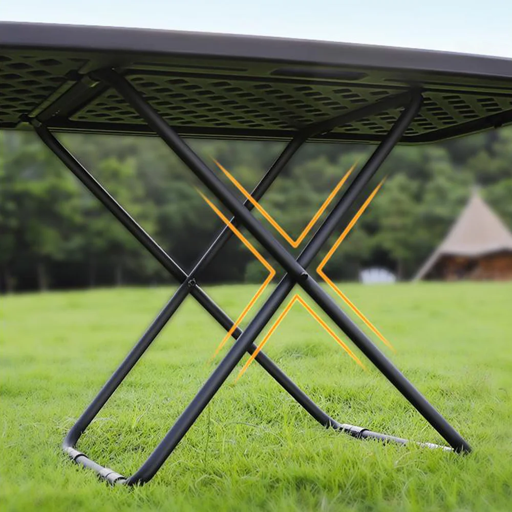 Herval Portable Trunk Picnic Table For Tesla Model Y Travel Folding Table Trunk Desk Camping Board Car Trunk Accessories images - 6