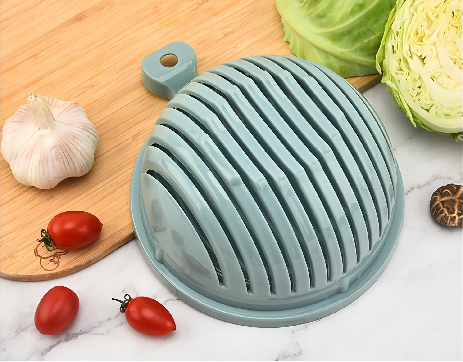 Fruit and vegetable cutting bowl salad chopper fruit and vegetable slicer kitchen gadgets