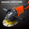 RDDSPON Cordless Brushless Electric Angle Grinder 125MM 3 Gears Cutting Machine Power Tool For Makita 18V Lithium-Ion Battery 2