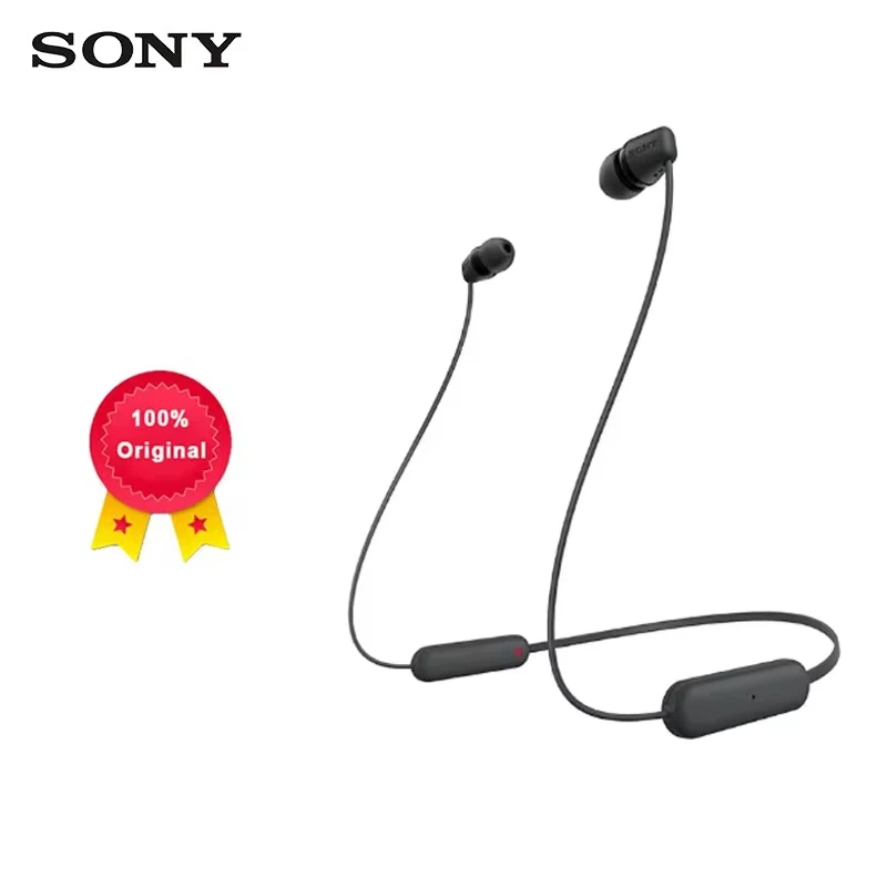 Cuffie Bluetooth Sony WI-C100 - 25h Autonomia, Impermeabili IPX4, Con Microfono, Assistente Vocale - Foto 5