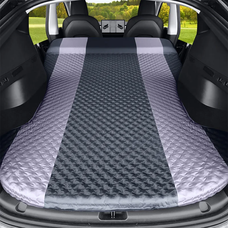 Car Travel Bed For Tesla Model Y Automobile Sleeping Camping Accessoires Auto Mattress Inflatable Bed матрас для автомобиля 에어매트