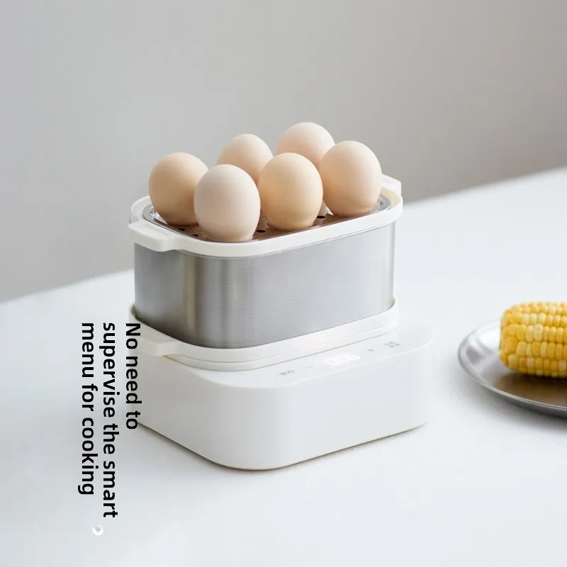 220V Stainless Steel Household Electric Egg Cooking Machine Food Steamer for Breakfast Egg Cooker 4