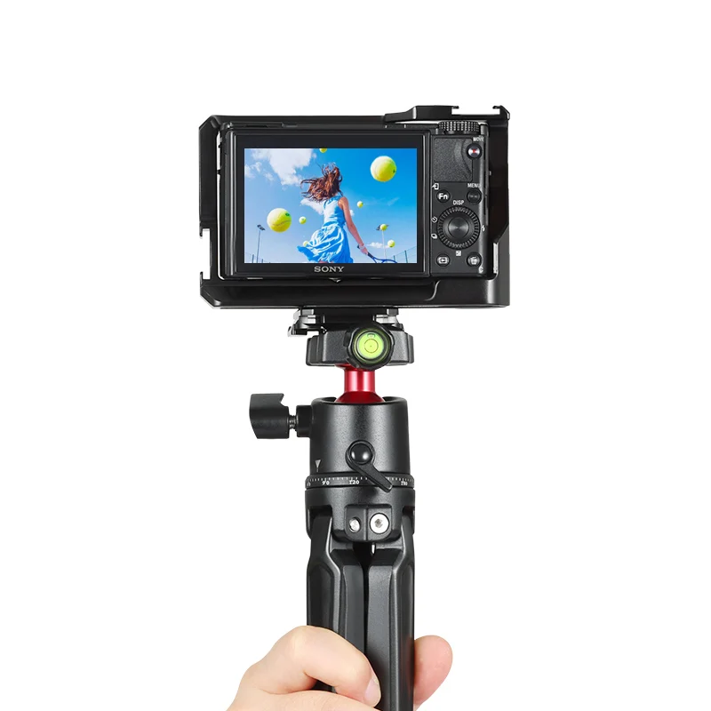 Kit Gabbia Per Fotocamera Smallrigg Vlog Con Piastra Mini Treppiede L Per Sony Rx100 Vii E Rx100 Vi Kgw115