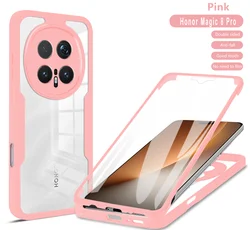 Enhanced 360° Full Coverage Screen Protector for Plastic (Pink)