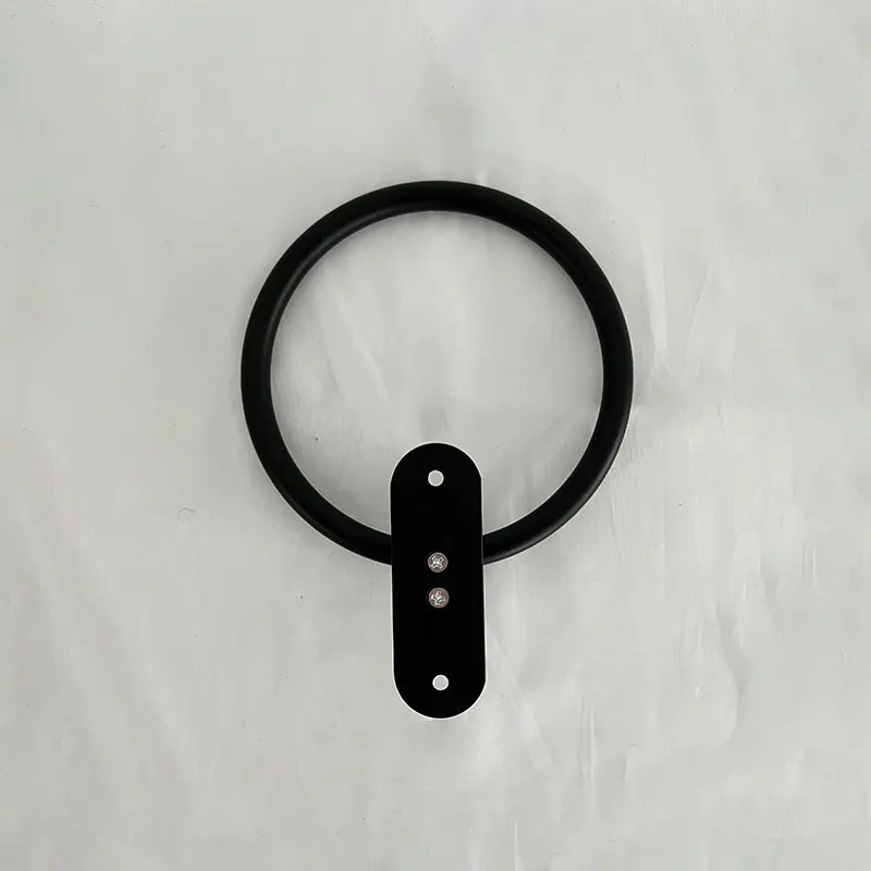 Description Picture 6 of item1PC No-Punch Towel Ring Bathroom Restroom Washcloth Hanger Wall Mounted Hand Towel Holder