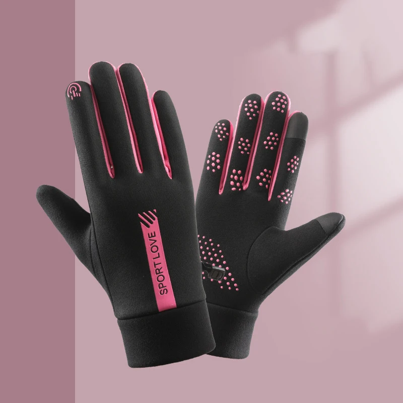 

Winter Gloves Women Cycling Bike Thermal Fleece Cold Resistance Wind Waterproof Bicycle Warm Outdoor Running Skiing Mittens